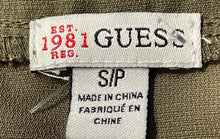 Load image into Gallery viewer, Guess Mens Green Olive Long Sleeve Zipper Utility Jacket Size SP
