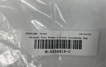 Load image into Gallery viewer, Michael Kors Womens Jet Set Black Signature Pebble Leather Crossbody Bag
