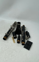 Load image into Gallery viewer, Vintage Silver-Tone Detachable Woodwind Instrument Clarinet With Hard Case
