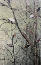 Load image into Gallery viewer, Home Decorative Stunning Large Mirrored Leaves Forest Canvas Wall Art Painting

