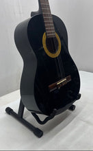 Load image into Gallery viewer, Lucero LC100 Black 6-String Right-Handed Beginner Classical Guitar In Case
