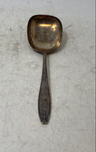 Load image into Gallery viewer, Vintage 1835 R. Wallace Silver-Tone Square Shaped Bowl Sugar Serving Spoon
