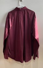 Load image into Gallery viewer, Ralph Lauren Mens Burgundy Cotton Classic Fit Long Sleeve Button-Up Shirt Sz XL
