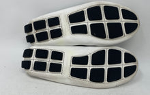 Load image into Gallery viewer, Mercanti Fiorentini Womens White Blue Leather Slip-On Loafer Shoes Size 7.5B
