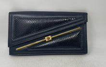 Load image into Gallery viewer, Marcel Womens Blue Golden Inner Pockets Chain Strap Shoulder Purse
