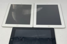 Load image into Gallery viewer, Lot Of 3 Pcs Apple iPad 3rd Gen A1416 Silver iOS Tablets Not Tested For Parts

