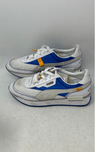Load image into Gallery viewer, Puma Mens Future Rider 382176-01 White Blue Lace-Up Sneaker Shoes Size 9
