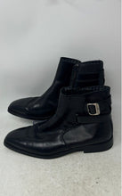 Load image into Gallery viewer, Karl Lagerfeld Paris Mens Black Adjustable Strap Side-Zip Ankle Boots Size 9
