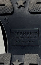 Load image into Gallery viewer, Weekend By Pedro Miralles Womens Black Suede Block Heel Ankle Boots Size 38
