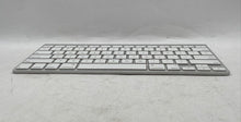 Load image into Gallery viewer, Apple White Silver Bluetooth Wireless Portable Slim Keyboard Not Tested
