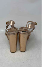 Load image into Gallery viewer, Michele Lopriore Milano Womens Rose Gold Block Heel Platform Sandals Size 36
