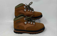 Load image into Gallery viewer, Timberland Boys Euro Hiker A61UB Brown Round Toe Lace-Up Ankle Boots Size 4
