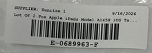 Load image into Gallery viewer, Lot Of 2 Pcs Apple iPad Model A1458 iOS Tablets Not Tested Locked For Parts
