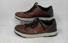 Load image into Gallery viewer, Tommy Hilfiger Mens Trapeze Brown Leather Lace-Up Sneaker Shoes Size 10.5
