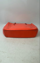 Load image into Gallery viewer, Kate Spade New York Womens Orange Leather Double Handle Travel Tote Handbag

