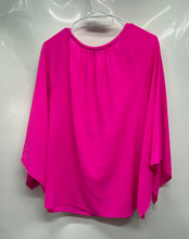 Load image into Gallery viewer, Vince Camuto Womens Pink Round Neck 3/4 Sleeve Regular Fit Blouse Top Size M
