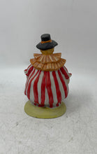 Load image into Gallery viewer, Vintage Porcelain Ruffle Collar Striped Costume Clown Mini Statue Figurine
