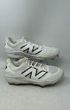 Load image into Gallery viewer, New Balance Unisex Fresh Foam 3000 v7 Molded White Baseball Cleats M12.5 W14 D
