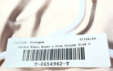 Load image into Gallery viewer, Calvin Klein Womens Pink V-Neck Sleeveless Pullover Blouse Top Size Large
