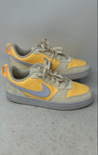 Load image into Gallery viewer, Nike Kids Court Borough Recraft Low DV5456-107 White Orange Sneaker Shoes 5.5Y
