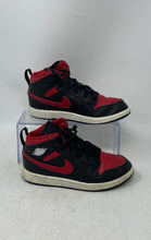 Load image into Gallery viewer, Nike Kids Air Jordan 1 Mid DQ8424-067 Red Black Basketball Shoes Size 1.5Y
