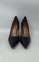 Load image into Gallery viewer, Vizzano Womens Black Leather Pointed Toe Slip-On Stiletto Pump Heels Size 10
