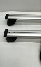 Load image into Gallery viewer, Set Of 2 Pcs Audi White Black Original Roof Rack Cross Bars w/Instruction Manual
