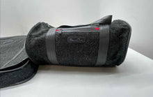 Load image into Gallery viewer, Lot Of 3 Pcs Oscar De La Renta Gray Classic Suitcase And Garment Bag Set
