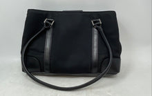 Load image into Gallery viewer, Liz Claiborne Womens Black Pockets Double Handle Satchel Handbag With Wallet
