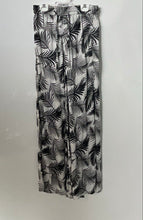 Load image into Gallery viewer, Onia Womens White Black Palm Leaf Print Pull-On Wide-Leg Palazzo Pants Size XS
