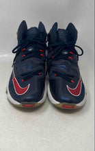 Load image into Gallery viewer, Nike Mens LeBron 13 807219-461 Blue Lace-Up Mid Top Sneakers Shoes Size 10.5
