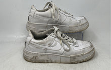 Load image into Gallery viewer, Nike Womens Air Force 1 Low Pixel White Leather Lace-Up Sneaker Shoes Size 7.5
