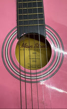 Load image into Gallery viewer, Main Street Kids Pink 6-Strings Beginners Classical Acoustic Guitar With Gig Bag
