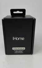 Load image into Gallery viewer, iHome iBT68 Black Color Changing Wireless Portable Bluetooth Speaker Powers On
