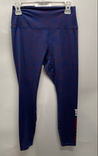 Load image into Gallery viewer, NFL Womens Purple Tie-Dye Print New York Giants Ankle Leggings Size Large
