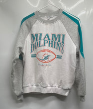Load image into Gallery viewer, Wear By Erin Andrews Mens Gray Miami Dolphins Pullover Sweatshirt Size XS
