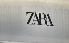 Load image into Gallery viewer, Zara Womens Black Square Neck Wide Strap Peplum Hem Tank Top Size Small
