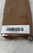 Load image into Gallery viewer, Kate Spade New York Womens Brown Credit Card Slots Zip-Around Wallet
