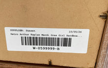 Load image into Gallery viewer, Retro Arthur Kaplan Mardi Gras Girl Hardboard Framed Art Painting By Maio
