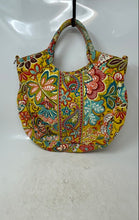 Load image into Gallery viewer, Vera Bradley Womens Multicolor Floral Printed Inner Pocket Tote Handbag
