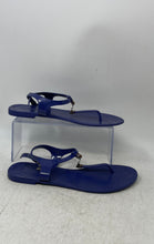Load image into Gallery viewer, Coach Womens Piccadilly A6307 Blue Jelly Flat Thong Sandals Size US 8B EU 39
