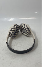 Load image into Gallery viewer, Unbranded WOE26 White Black Checkered Ear-Cup Over-the-Ear Headphones Not Tested
