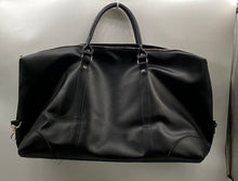 Load image into Gallery viewer, Michel Germain Womens Black Inner Pockets Double Handle Weekender Duffle Bag

