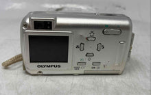 Load image into Gallery viewer, Olympus Model Stylus 300 Digital Silver Camera &amp; Accessories Not Tested

