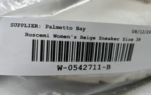 Load image into Gallery viewer, Buscemi Womens Beige Lace-Up Low Top Sneaker Shoes Size EUR 38
