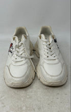Load image into Gallery viewer, Aldo Disney Womens White Leather Lace-Up Round Toe Low Top Sneaker Shoes Size 8
