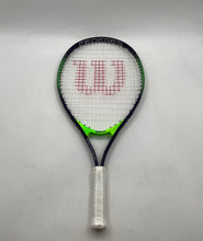 Load image into Gallery viewer, Wilson Federer 23 Junior Black And Green Lightweight AirLite Alloy Tennis Racket
