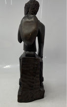 Load image into Gallery viewer, African Hand-Carved Wooden Decorative Home Decor Wood Sculpture Man Figurine
