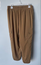 Load image into Gallery viewer, Michael Kors Womens Brown Drawstring Cargo Pockets Jogger Pants Size L
