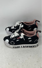 Load image into Gallery viewer, Puma Karl Lagerfeld Womens Roma Amor Polkadot Black White Pink Sneaker Shoes 6.5
